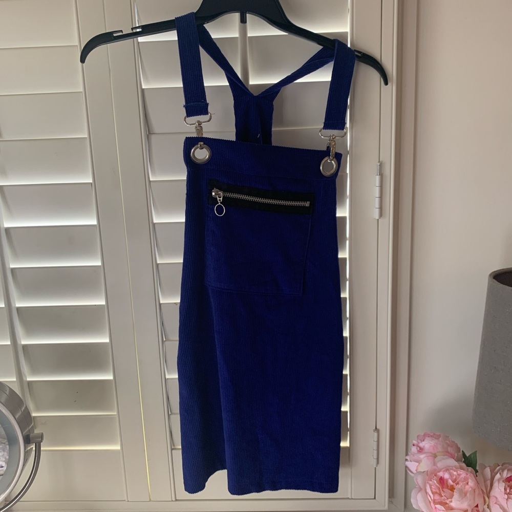 Corduroy Overall Dress